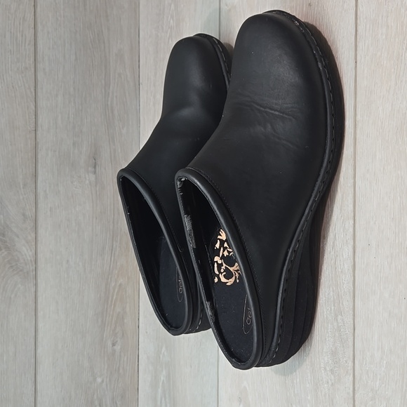 Aetrex Women's Leather Mary Jane Slip-On Clogs Mule Slip Resistant Shoes 10.5-11 - Picture 2 of 14